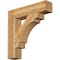 Ekena Millwork Merced Block Rough Sawn Bracket, Western Red Cedar, 6"W x 30"D x 30"H BKT06X30X30MRC05RWR - alternate 1